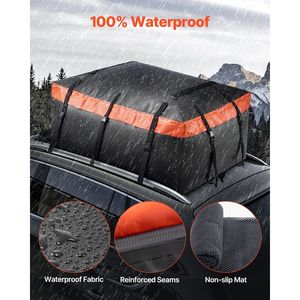 Bolsa de Carga para Techo de Auto, Resistente, de PVC 840D, 20 Pies Cúbicos, 100% Impermeable, Caja de Equipaje para Techo - Product Image 2