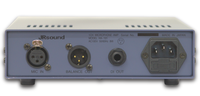 Amplificateur de microphone professionnel JR SOUND HA-101 DI, carré, 1 canal, corps métallique, XLR mono, 20Hz-20KHz, concerts, enregistrement, maison