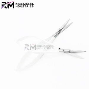 RMI nouveauté blanc sourcils professionnels Micro ciseaux 4.5 droit Castroviejo coupe broderie printemps Action extra pointu - Product Image 3