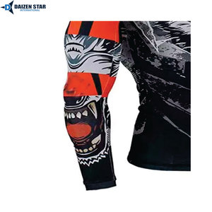 4 Way Stretch Compression Rash Guard Men Gym Fitness Shirt Moisture Wicking UV Protection Sportswear - Product Image 5