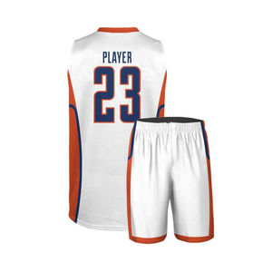 Camiseta de Baloncesto Sublimada Personalizada para Adultos, Talla Grande, Transpirable, de Secado Rápido, Antibacteriana, Diseño Universitario con Patrón Sólido - Product Image 2