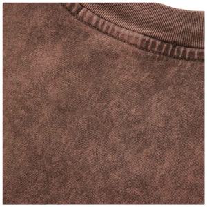 Camiseta de Algodón Lavado para Hombre, Cuello Redondo, Manga Corta, Color Sólido, Corte Regular, Estilo Casual, Tejido de Punto Jersey, Secado Rápido y Transpirable - Product Image 5