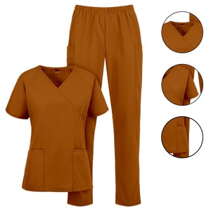 Tenue d'infirmière personnalisée anti-rides pour femme, à manches courtes et douces, idéale pour les hôpitaux, les salons de beauté et les vêtements de travail – Pakistan - Product Image 4