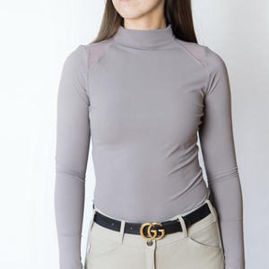 OEM Manufacturer Wholesale Luxury Modern Riding Show Shirt Zipper <b>Long</b> <b>Sleeve</b> Quick Dry Horse Protection Competition <b>Base</b> <b>Layer</b> - Product Image 5