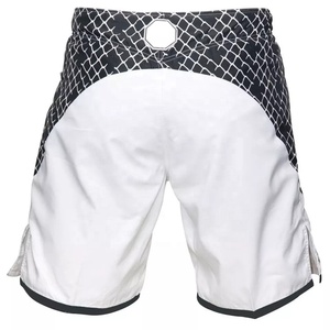 Vente en gros de shorts d'entraînement en coton spandex 100% polyester pour hommes, vêtements de sport avec logo personnalisé pour le Muay Thai Jiu Jitsu Judo Arts martiaux - Product Image 3