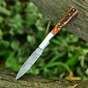 มีดพับสำหรับใช้งานกลางแจ้ง ใบมีดคมตรง พร้อมระบบล็อคกรอบที่ปลอดภัย เหมาะสำหรับการล่าสัตว์และการเตรียมอาหาร - Product Image 2