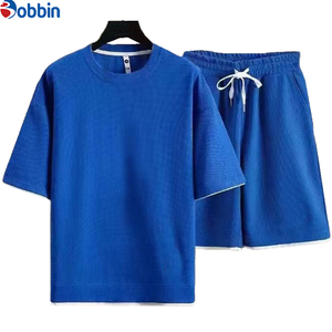 Ensemble de shorts décontractés unisexes en polaire imprimée, confortables et respirants, nouvelle collection été, personnalisable, grande taille pour hommes - Product Image 3