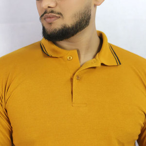 Breathable Latest Fashion Men Polo <b>Shirts</b> <b>Half</b> Sleeve Solid Color 100% Breathable Men Polo <b>Shirts</b> For Sale - Product Image 3
