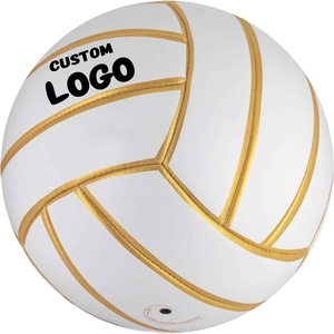 Ballon de volley-ball de qualité supérieure, personnalisable, fabriqué en cuir PU PVC, ultra résistant, cousu - Product Image 1