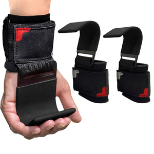 สายรัดข้อมือนีโอพรีนแบบหนาพิเศษสำหรับยกน้ำหนักในยิม พร้อมตะขอเกี่ยว  รับทำโลโก้และสีตามสั่ง  สินค้ามาใหม่ - Product Image 1