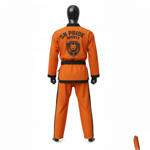 Traje de Jiu Jitsu Personalizado de Alta Calidad, Uniforme de BJJ Transpirable para Entrenamiento y Competencia, OEM, Artes Marciales, Taekwondo, Poliéster Blanco - Product Image 3