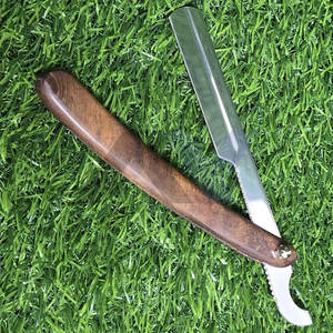 Navaja de Afeitar para Hombre, Maquinilla de Afeitar de Hoja Recta con Mango de Madera, Navajas de Afeitar Tradicionales Turcas - Product Image 6