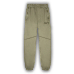 Custom Heavyweight Brushed Vintage Acid Washed Elastic Waist Cuffed Pockets Men's Sweatpants Jogger Men Heavyweight - Product Image 1