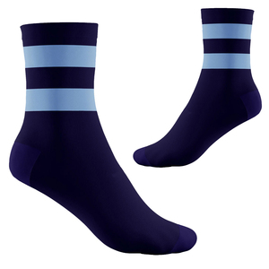 Chaussettes ras du cou pour femmes en coton uni respirant, tricotées jacquard violet, vert, jaune, compression CLASSE 1, pour yoga, sport, usage quotidien, printemps - Product Image 5