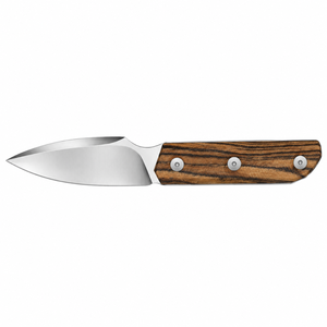 Cuchillos de caza hechos a mano con hoja fija y mango de madera marrón, hoja de acero afilada, cuchillos para acampar al aire libre, senderismo y bushcraft. - Product Image 1