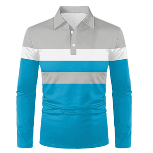 Polo versátil para hombre, ideal para el día a día, actividades al aire libre, entrenamiento en el gimnasio, correr, tenis, ciclismo, golf, venta al por mayor. - Product Image 6