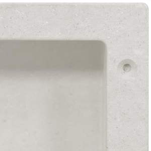 Estantes de Baño para Nicho de Ducha, Color Blanco Mate, 16.1"x14.2"x3.9" - Product Image 5