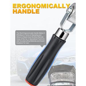 Set di 3 Rulli per Isolamento Acustico Auto, Strumento per Insonorizzazione, Tappetino Termoisolante per Pannelli Auto - Product Image 2