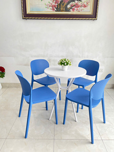<b>Stackable</b> Plastic <b>Chair</b> for Indoor and <b>Outdoor</b> Business Environments with Easy Clean Surface Finish - Product Image 4