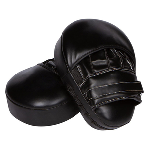 Kit de pads de frappe thaïlandais en cuir PU durable pour l'entraînement de MMA, de karaté et de boxe, incluant des pads de frappe incurvés et des pads de main - Product Image 1