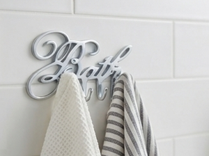 Modern Silver Metal Wall <b>Hooks</b> Elegant Design Mirror Polished Finish Perfect For Bathroom And Home Storage Solutions - Product Image 5