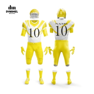 Uniforme de Fútbol Americano de Alta Calidad OEM, 100% Poliéster, Color Sólido, Uniforme de Fútbol Americano para Hombre, Duradero, el Mejor - Product Image 2