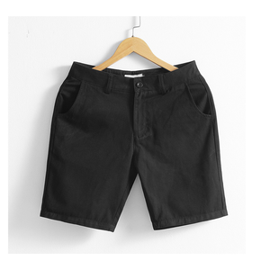 Shorts d'été décontractés pour hommes en toile, à séchage rapide, coupe-vent, taille haute avec cordon de serrage, couleur unie, fabriqués au Pakistan, teinture unie - Product Image 3