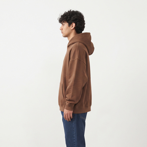 Sudadera con Capucha Holgada para Hombre, Informal, 100% Algodón, Forro Polar, Manga Larga, Hombros Caídos, Ropa Urbana de Invierno, Sudadera Extra Grande para Hombre - Product Image 3