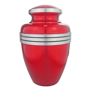 โกศสีน้ำเงินลายท้องฟ้าสำหรับเก็บอัฐิผู้ใหญ่ โกศโลหะแบบกำหนดเองได้ โกศเก็บอัฐิสำหรับผู้รักที่ล่วงลับ - Product Image 4