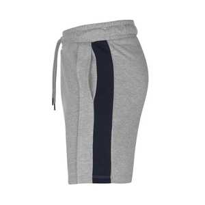 Pantalones Cortos de Algodón Gris para Hombre, con Cordón, Casuales, de Color Sólido, Transpirables, de Cintura Media, Tejidos, 100% Algodón, para la Temporada de Verano - Product Image 5