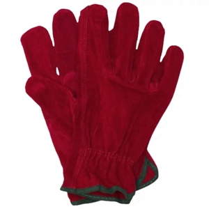 Wholesale Heavy Duty Safety <b>Gloves</b> Goat Grain Leather 11 oz Thick Anti-static Driving Work Industrial Hand Protection Gardening - Product Image 5