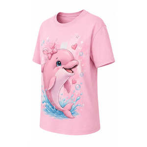 Camiseta con Estampado Gráfico para Mujer, Diseño Personalizado, Camiseta de Algodón, Cuello Redondo Informal, para Ropa Urbana, Fitness, Uso Diario de Verano, Proveedor OEM - Product Image 3