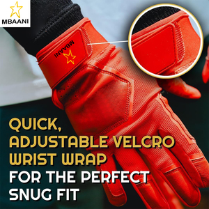 ถุงมือตีลูกเบสบอลแบบสั้นแบบดั้งเดิม - ถุงมือเบสบอลและซอฟต์บอลสำหรับเยาวชน - นุ่มพิเศษ ทนทาน ระบายอากาศได้ดี ทำจากหนังแกะ - Product Image 5