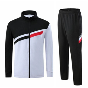Lightweight Winter Solid Mesh Soccer Tracksuit Custom Team Logo Warm up Suit Moisture <b>Control</b> for Team Practice - Product Image 1