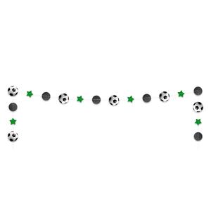 Soccer Party Bunting Banner Football Themed Party Decoration Kit Soccer Ball Garland Triangle Flag Banner - Product Image 2