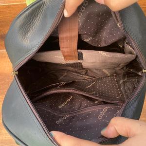 Vente chaude Drop Shipping Vintage Noir En Cuir Véritable Sac À Dos Sac Pour Voyage Hommes En Cuir De Vachette De Luxe Ordinateur Portable Sacs À Dos - Product Image 6