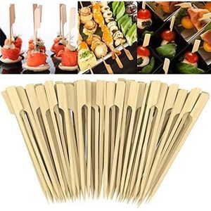 Spiedini in bambù da 23 cm per kebab, 100 pz/sacchetto, accessori per barbecue all'aperto GM1077 - Product Image 2