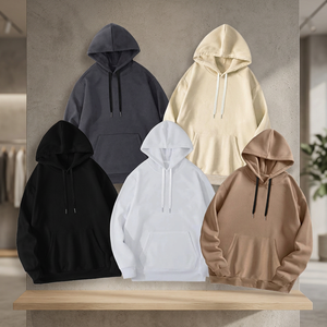 Sudaderas con Capucha de Invierno para Hombre, Unisex, de Alta Calidad, Lisas, Estilo Urbano, al por Mayor, con Logotipo Bordado Personalizado, Forro Polar 100% - Product Image 3