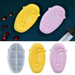 Abstract Face Tray Storage For Gypsum <b>Resin</b> Silicone Mold - Product Image 1