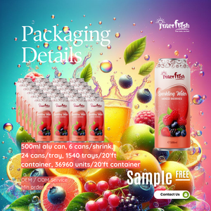 500ml Interfresh Sabor de uva espumosa de la marca Interfresh en Vietnam OEM y ODM - Product Image 4