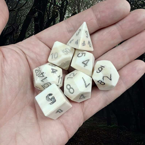 Handmade Bone Dice Set Geometric Custom Shape for <b>Table</b> and outdoor Dnd <b>Games</b> Handmade Work at Wholesale Price - Product Image 6