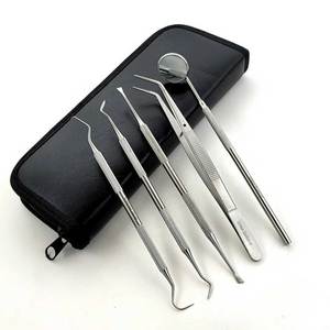 Kit d'hygiène buccale chirurgical professionnel, 5 outils, détartrage en profondeur, ensemble d'instruments chirurgicaux, acier durable et écologique - Product Image 5