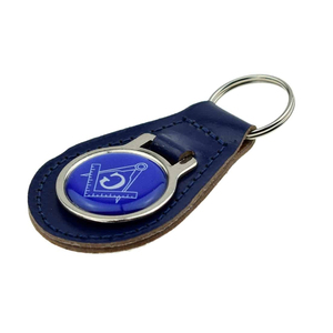 Llavero Masónico con Símbolo de Compás Cuadrado, Accesorio para Hombre, Regalo para Logia, Diseño Elegante, para Llevar Diariamente - Product Image 2