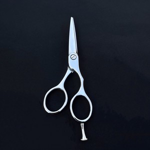 5.75" Professional Beauty Japanese Stainless Steel Right-Handed Sharp Straight Blade <b>Mirror</b> Polish Non-<b>Foldable</b> Hair Scissors - Product Image 6