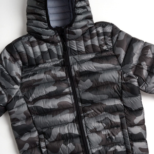 Winter <b>Men's</b> Zipper Puffer down Jacket Street Style Fashion Casual Knitted Puffer Jacket for <b>Men</b> for Sale Latest Designs - Product Image 2
