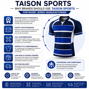 Maillot de rugby en polyester interlock premium 180 GSM bleu royal, impression par sublimation, logo personnalisé, vêtements d'équipe - Product Image 5