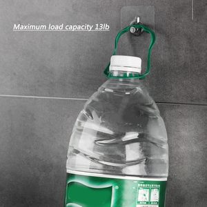 ตะขอแขวนรูปภาพ JIALTO สำหรับติดผนังแบบไม่ต้องเจาะ ตะขอแบบกาวสำหรับติดผนัง รับน้ำหนักได้มาก ตะปูแขวนผนังแบบแข็งแรง สติ๊กเกอร์ติดผนังแบบสกรู - Product Image 3