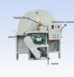 小型キャッサバスターチロータリードラムドライヤーステンレス製モバイルコーヒーアルファルファ穀物ロータリードライヤー - Product Image 3
