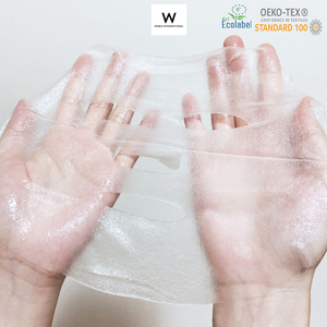 มาส์กหน้าไฮยาลูรอนิก แอซิด สูตรบำรุงล้ำลึก ใยสีเขียว สำหรับ OEM แบรนด์ส่วนตัว - Product Image 4