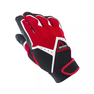 High Quality Leather Baseball Batting Gloves Sublimation Design Knuckle Protection Padded <b>Hook</b> Loop Closure Durable Eco-Friendly - Product Image 6